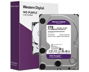 西部數據(WD)紫盤(pán) 2TB SATA6Gb/s 64M 監控硬盤(pán)(WD20EJRX)